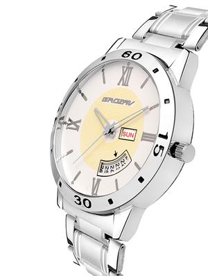 Round dial analog watch (910101WT) - 15731756 - Standard Image - 2