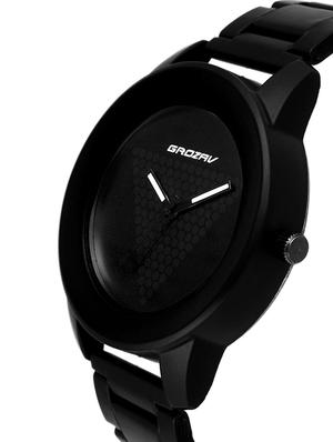 Round dial analog watch (910702BK) - 15731759 - Standard Image - 2