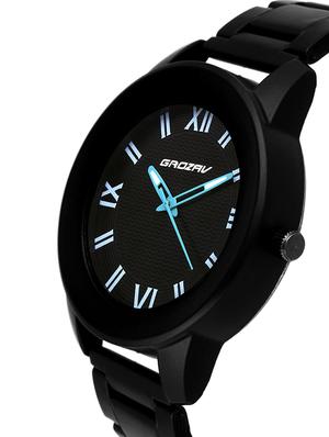 Round dial analog watch (910704BK) - 15731760 - Standard Image - 2