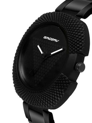 Round dial analog watch (910602BK) - 15731763 - Standard Image - 2
