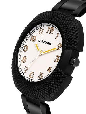 Round dial analog watch (910605WT) - 15731765 - Standard Image - 2