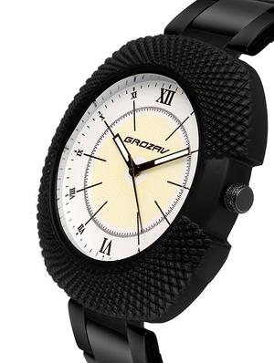 Round dial analog watch (910606WT) - 15731766 - Standard Image - 2