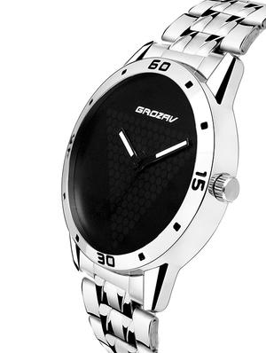 Round dial analog watch (910102BK) - 15731767 - Standard Image - 2