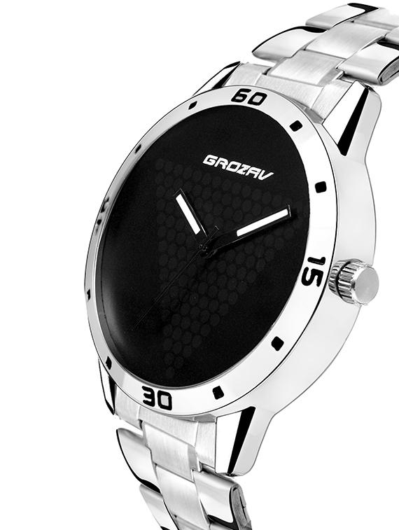 Round dial analog watch (910102BK) - 15731768 - Zoom Image - 2