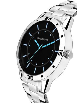 Round dial analog watch (910103BK) - 15731771 - Standard Image - 2