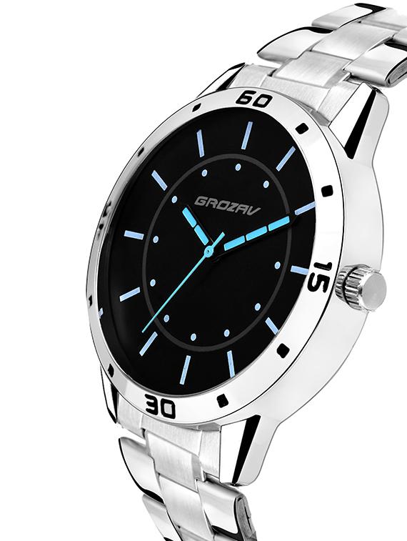 Round dial analog watch (910103BK) - 15731771 - Zoom Image - 2