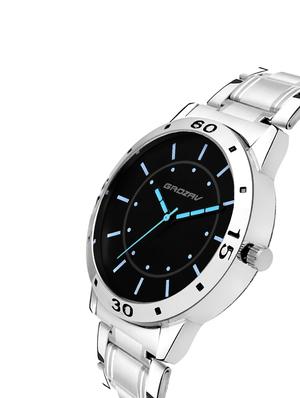 Round dial analog watch (910103BK) - 15731772 - Standard Image - 2