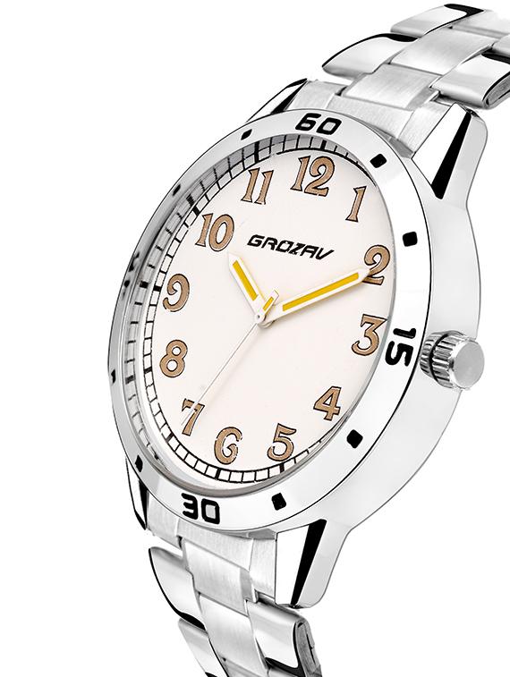 Round dial analog watch (910105WT) - 15731777 - Zoom Image - 2