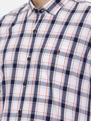 blue cotton casual shirt - 15731801 - Standard Image - 5