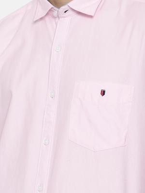 pink cotton casual shirt - 15731804 - Standard Image - 5
