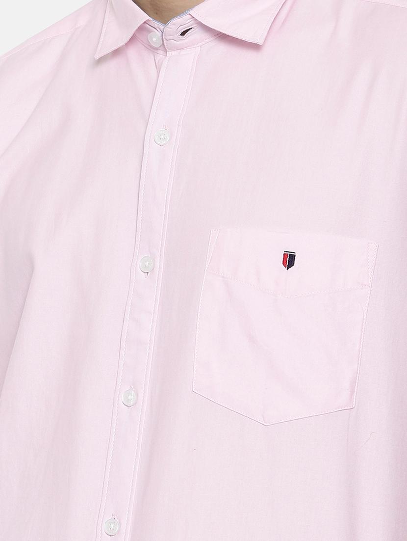 pink cotton casual shirt - 15731804 - Zoom Image - 5