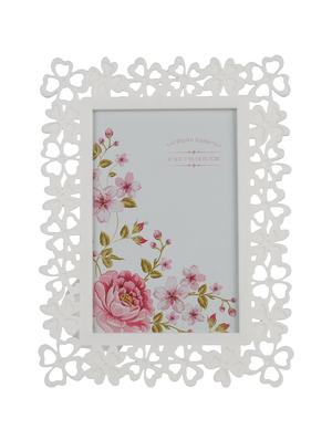 Floral White Photo Frame 4X6 - 15731849 - Standard Image - 2