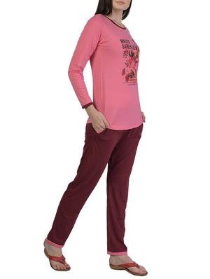 printed nightwear pajama set - 15733000 - Standard Image - 2