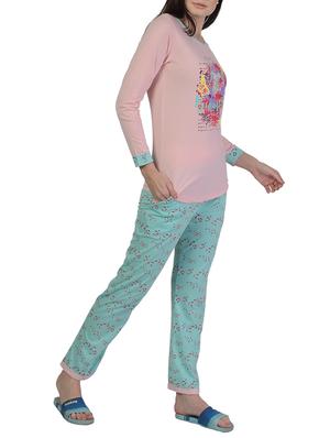 printed nightwear pajama set - 15733002 - Standard Image - 2