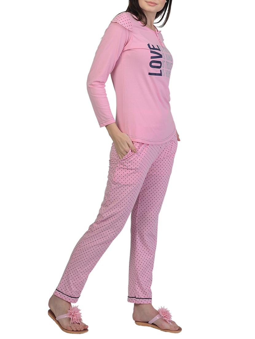 printed nightwear pajama set - 15733005 - Zoom Image - 2