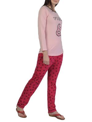 printed nightwear pajama set - 15733006 - Standard Image - 2