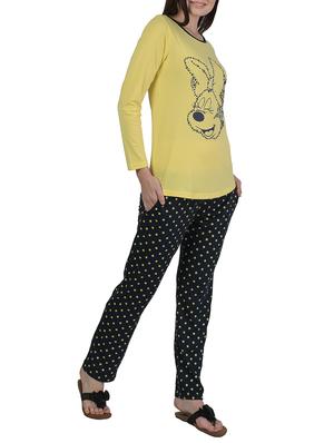 printed nightwear pajama set - 15733009 - Standard Image - 2