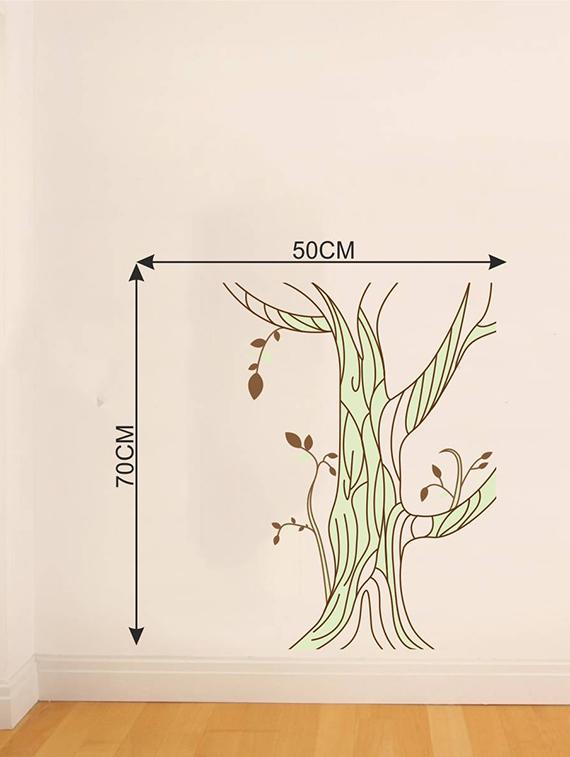 Rawpockets Wall Decals ' Tree ' Wall stickers (PVC Vinyl) Multicolour - 15733191 - Zoom Image - 2