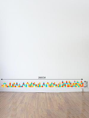 Rawpockets Wall Decals ' Albhapets ' Wall stickers (PVC Vinyl) Multicolour - 15733192 - Standard Image - 2
