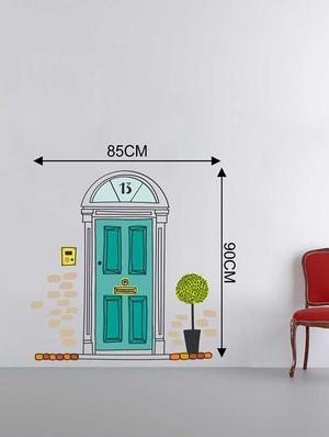 Rawpockets Wall Decals ' Reel Entrance Wall Sticker ' Wall stickers (PVC Vinyl) Multicolour - 15733207 - Standard Image - 2