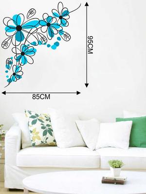 Rawpockets Wall Decals ' Border Decorative Wall Sticker ' Wall stickers (PVC Vinyl) Multicolour - 15733218 - Standard Image - 2
