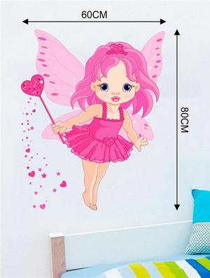 Rawpockets Wall Decals ' Baby Angel Wall Sticker ' Wall stickers (PVC Vinyl) Multicolour - 15733231 - Standard Image - 2