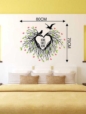 Rawpockets Wall Decals ' Home Sweet Home Love ' Wall stickers (PVC Vinyl) Multicolour - 15733264 - Standard Image - 2