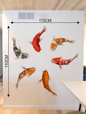 Rawpockets Wall Decals ' Colorful Fish Wall Sticker ' Wall stickers (PVC Vinyl) Multicolour - 15733269 - Standard Image - 2