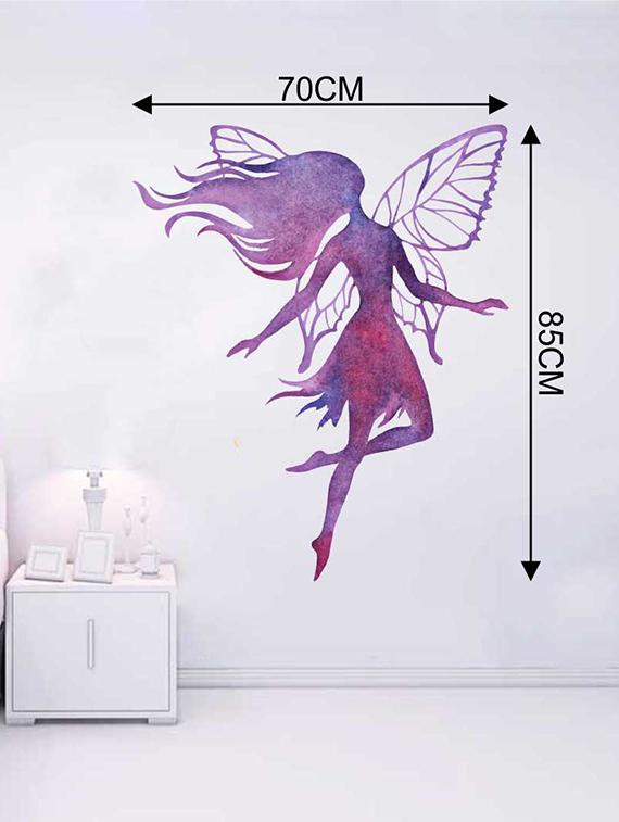 Rawpockets Wall Decals ' Angel in the Air Wall Sticker ' Wall stickers (PVC Vinyl) Multicolour - 15733272 - Zoom Image - 2