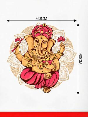 Rawpockets Wall Decals ' Lord Ganesha Decorative Wall Sticker ' Wall stickers (PVC Vinyl) Multicolour - 15733286 - Standard Image - 2
