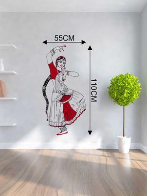 Rawpockets Wall Decals ' Classical Dance Wall Sticker ' Wall stickers (PVC Vinyl) Multicolour - 15733295 - Standard Image - 2