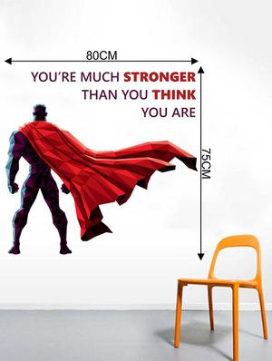 Rawpockets Wall Decals ' Be Stronger Quote Wall Sticker ' Wall stickers (PVC Vinyl) Multicolour - 15733361 - Standard Image - 2