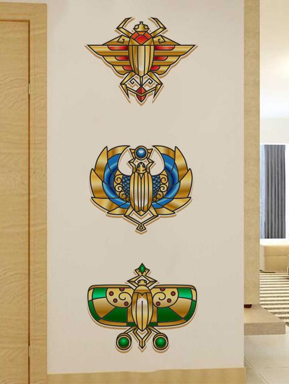 Rawpockets Wall Decals ' 3D Insects Combo Stickers ' Wall stickers (PVC Vinyl) Multicolour - 15733397 - Zoom Image - 2