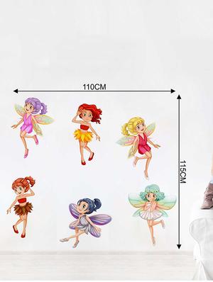 Rawpockets Wall Decals ' Baby Angels Wall Decal Sticker ' Wall stickers (PVC Vinyl) Multicolour - 15733445 - Standard Image - 2