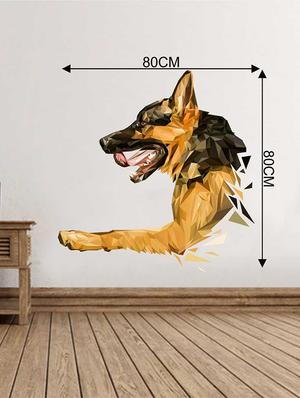 Rawpockets Wall Decals ' Pet Dog' Wall Decal Sticker ' Wall stickers (PVC Vinyl) Multicolour - 15733528 - Standard Image - 2