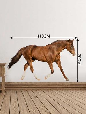 Rawpockets Wall Decals ' A Horse' Wall Decal Sticker ' Wall stickers (PVC Vinyl) Multicolour - 15733537 - Standard Image - 2