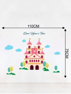 Rawpockets Wall Decals ' Once Upon a Time Castle ' Wall stickers (PVC Vinyl) Multicolour - 15733550 - Standard Image - 2