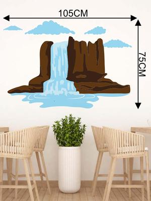 Rawpockets Wall Decals ' Natural Falls ' Wall stickers (PVC Vinyl) Multicolour - 15733561 - Standard Image - 2