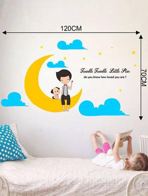 Rawpockets Wall Decals ' Twinkle Twinkle Little Star ' Wall stickers (PVC Vinyl) Multicolour - 15733568 - Standard Image - 2