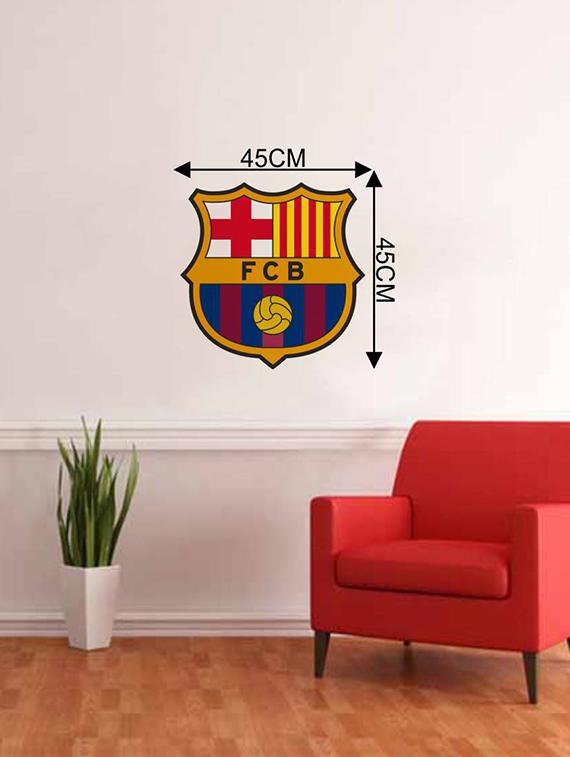 Rawpockets Wall Decals ' FCB ' Wall stickers (PVC Vinyl) Multicolour - 15733571 - Zoom Image - 2