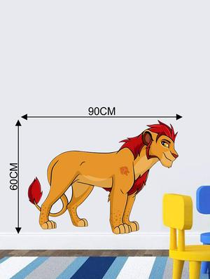 Rawpockets Wall Decals ' Lion King ' Wall stickers (PVC Vinyl) Multicolour - 15733573 - Standard Image - 2