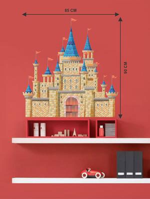 Rawpockets Wall Decals ' Fantasy Fort Wall Sticker ' Wall stickers (PVC Vinyl) Multicolour - 15733587 - Standard Image - 2
