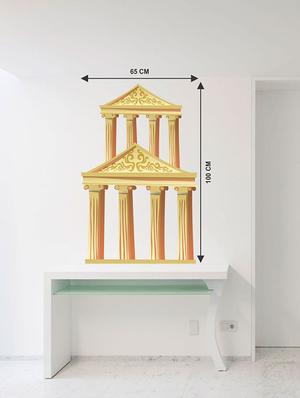 Rawpockets Wall Decals ' Roman Column Wall Sticker ' Wall stickers (PVC Vinyl) Multicolour - 15733588 - Standard Image - 2