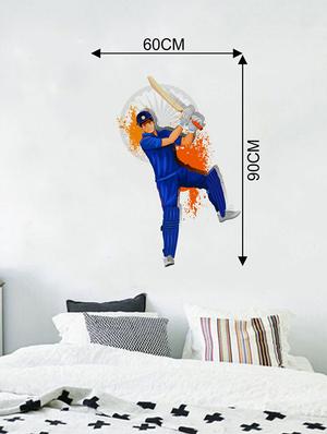 Rawpockets Wall Decals ' Cricket Inspire Wall Sticker ' Wall stickers (PVC Vinyl) Multicolour - 15733639 - Standard Image - 2