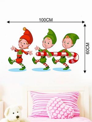 Rawpockets Wall Decals ' Cute Boys March Wall Sticker ' Wall stickers (PVC Vinyl) Multicolour - 15733667 - Standard Image - 2