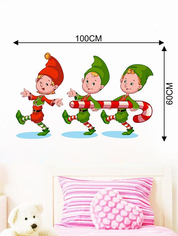 Rawpockets Wall Decals ' Cute Boys March Wall Sticker ' Wall stickers (PVC Vinyl) Multicolour - 15733667 - Zoom Image - 2
