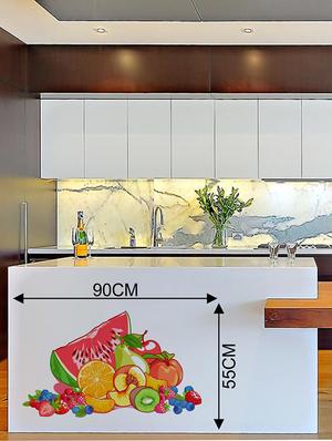 Rawpockets Wall Decals ' Fruits Wall Sticker ' Wall stickers (PVC Vinyl) Multicolour - 15733670 - Standard Image - 2