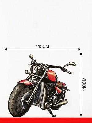 Rawpockets Wall Decals ' Motor Bike Wall Sticker ' Wall stickers (PVC Vinyl) Multicolour - 15733675 - Standard Image - 2