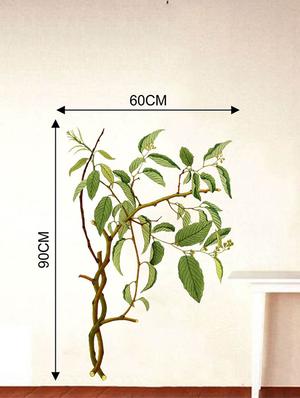 Rawpockets Wall Decals ' Green Tree ' Wall stickers (PVC Vinyl) Multicolour - 15733740 - Standard Image - 2