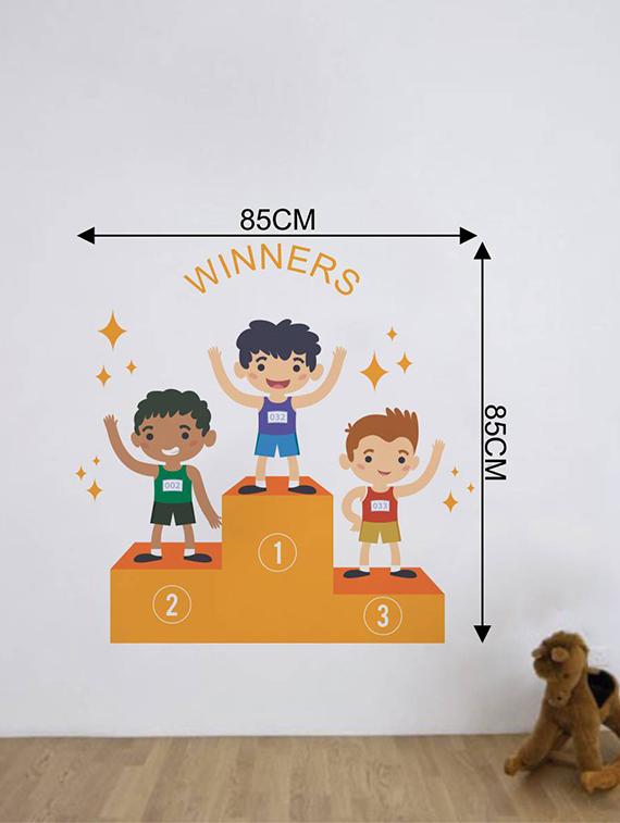 Rawpockets Wall Decals ' Champions ' Wall stickers (PVC Vinyl) Multicolour - 15733762 - Zoom Image - 2
